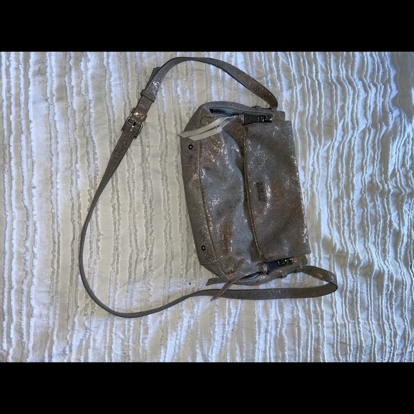 Aimee Kestenberg Bali 2 Gray and Metallic Rose Gold Crossbody and shoulder bag - Picture 12 of 14
